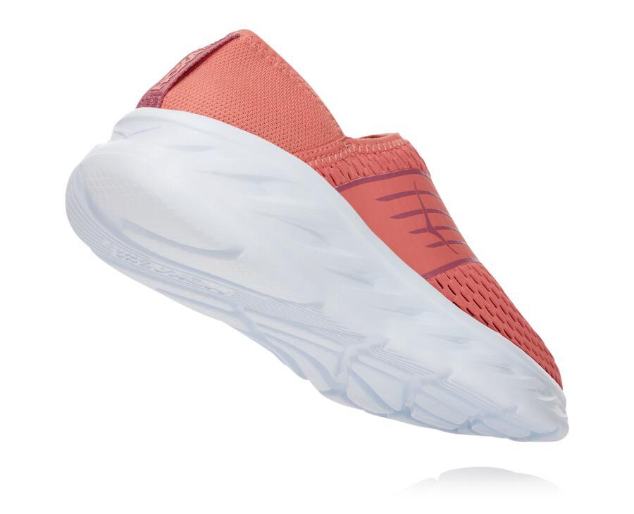 Sandalias Hoka One One Mujer Naranjas/Blancos - Ora Recovery - EWDM91648